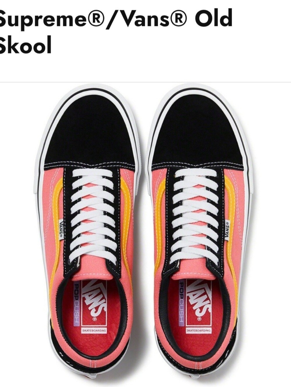 Vans X Supreme Skate Old Skool *FW21*